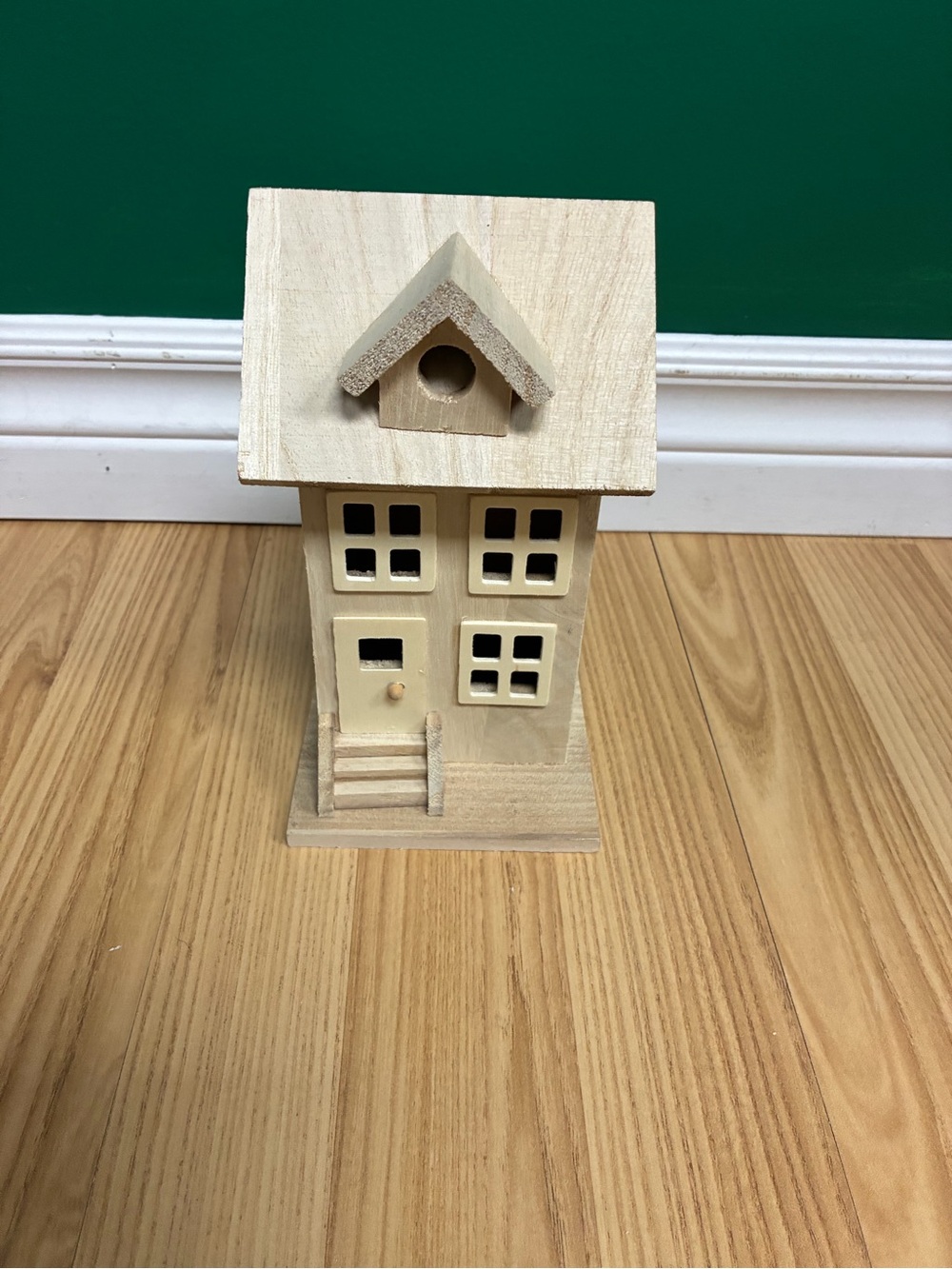 Unfinished Wooden Decorative House